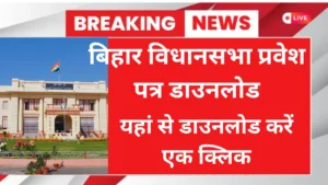 Bihar Vidhan Sabha 05/2024 Mains Admit Card Download 2025