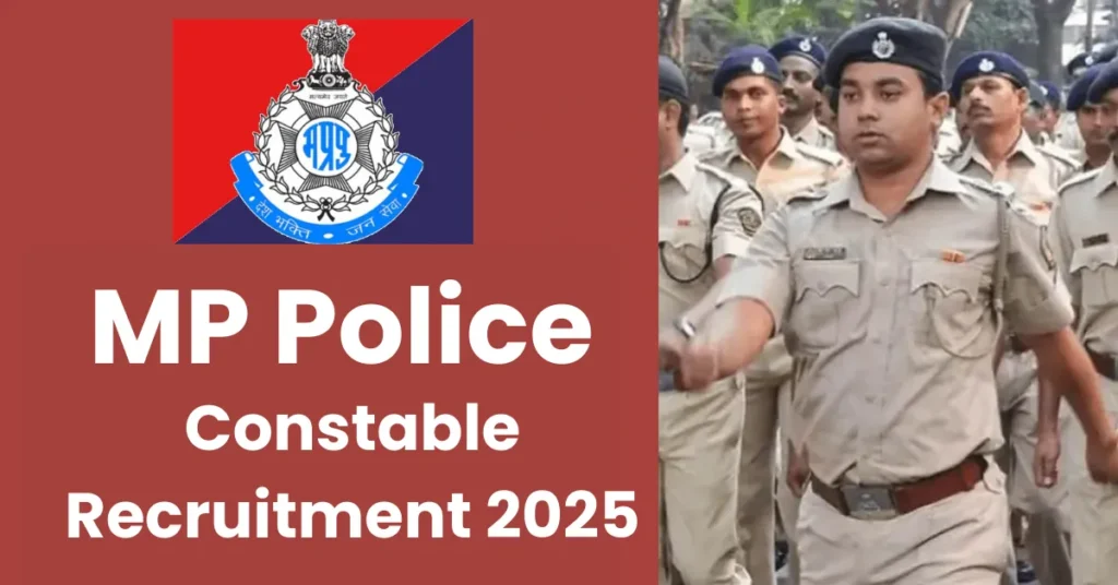 MPESB Police Constable Recruitment 2025 Apply Online