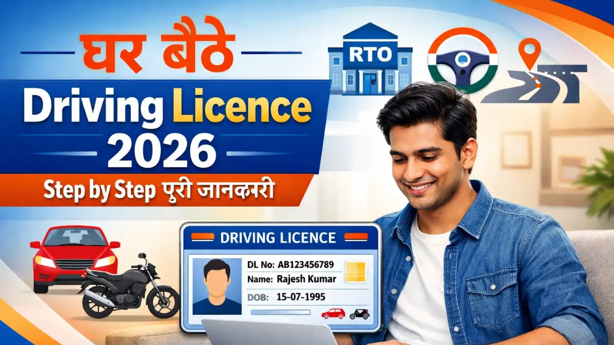 Driving Licence Kaise Banaye Ghar Baithe 2026