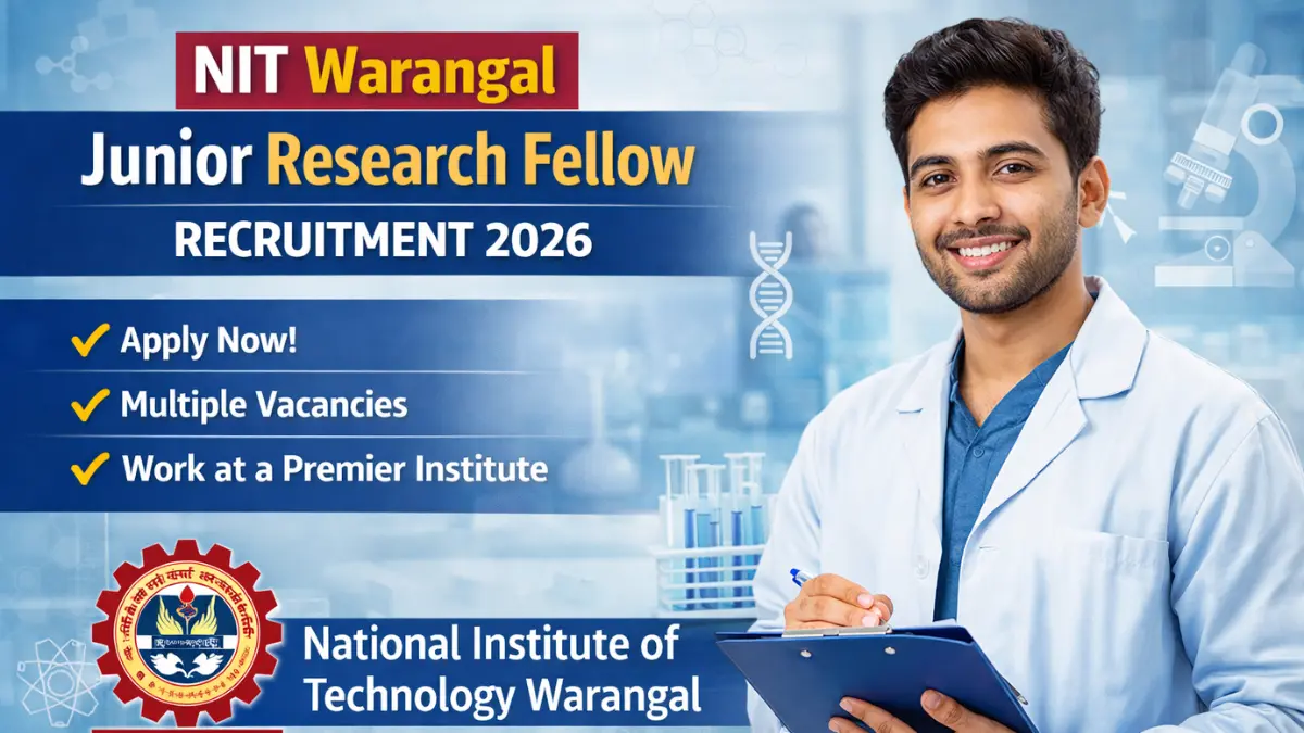 NIT Warangal JRF Recruitment 2026